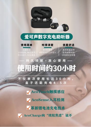 充電耳內(nèi)式助聽(tīng)器